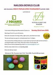 Mens Open Triples Tournament